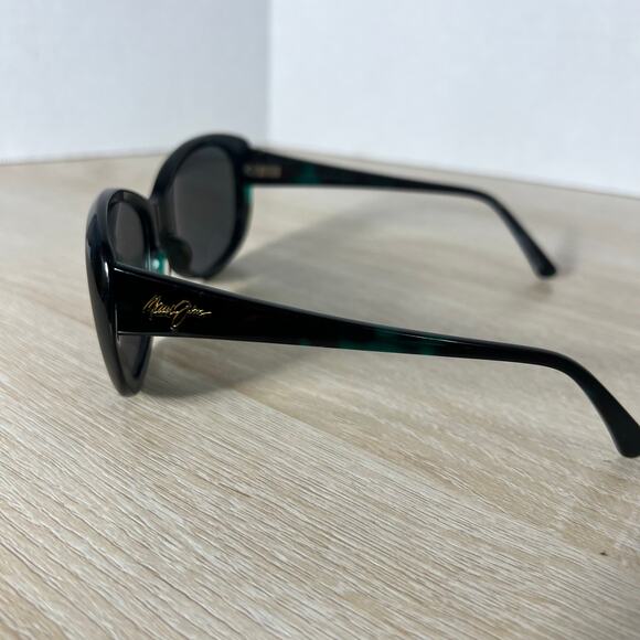 Maui Jim Pikake MJ-290-15E Sunglasses FRAMES ONLY Dark Tortoise Green 61-15-135 main image 4